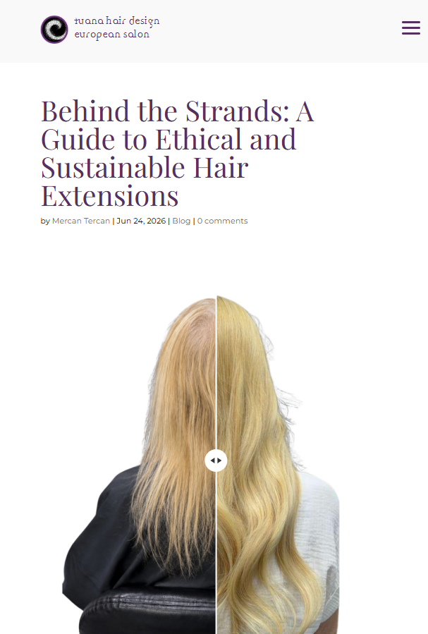 Tuana Hair Design Blog Optimization Content